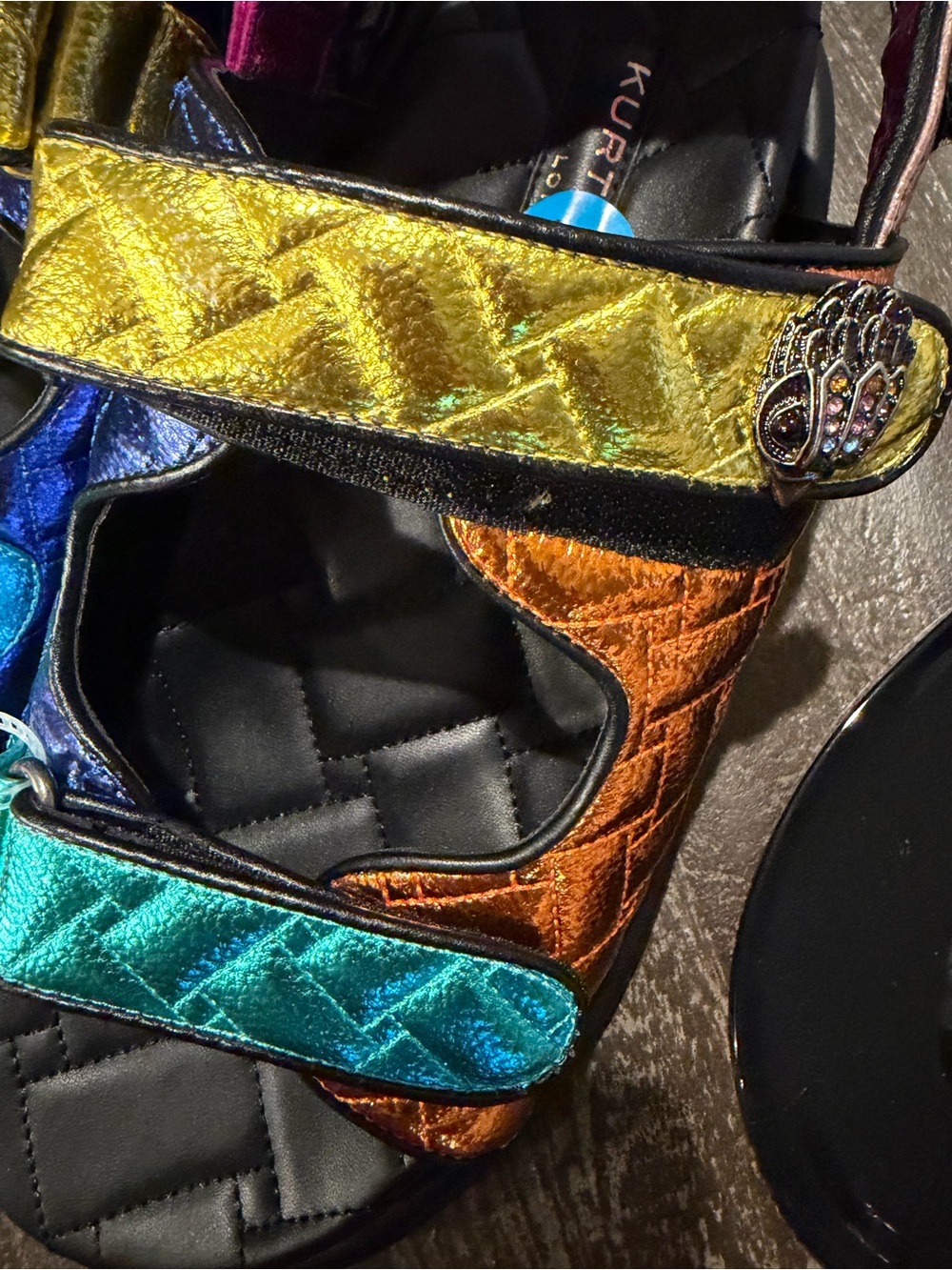 Kurt Geiger Multicolor Metallic Sandals